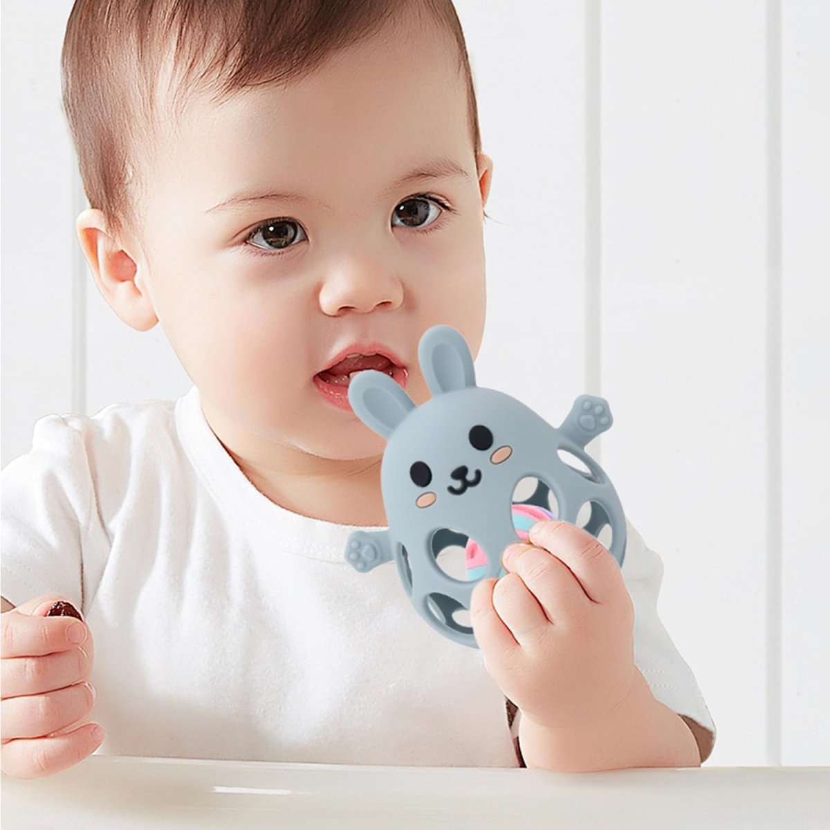 Anneau de dentition Montessori et hochet pour bébé 0-6 mois – Image 3