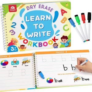 « Cahier d’Apprentissage de l’Alphabet Montessori pour Enfants : Écriture et Chiffres »