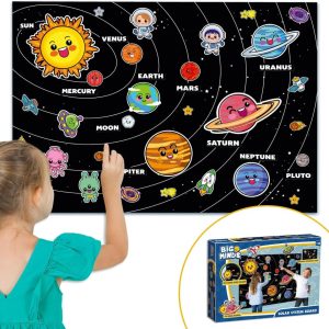 Découvrir le système solaire avec un jouet Montessori pour enfants de 4 ans
