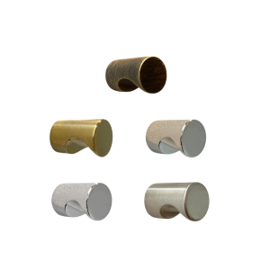 Bouton de meuble Encoche Nina en Laiton